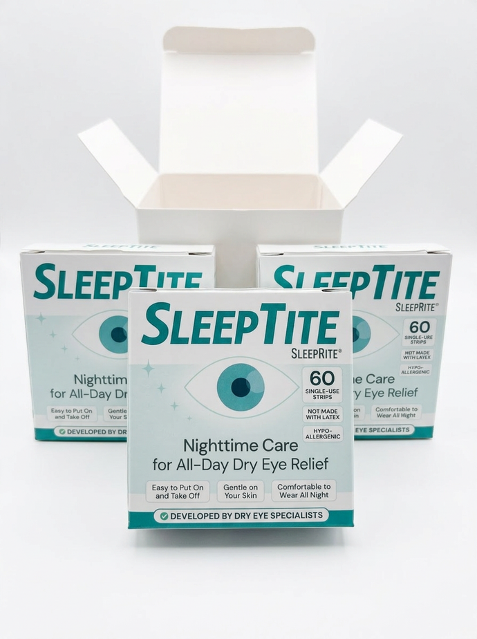 SleepTite SleepRite Regular 180‑Count (3 × 60) Nighttime Eyelid Seals ...